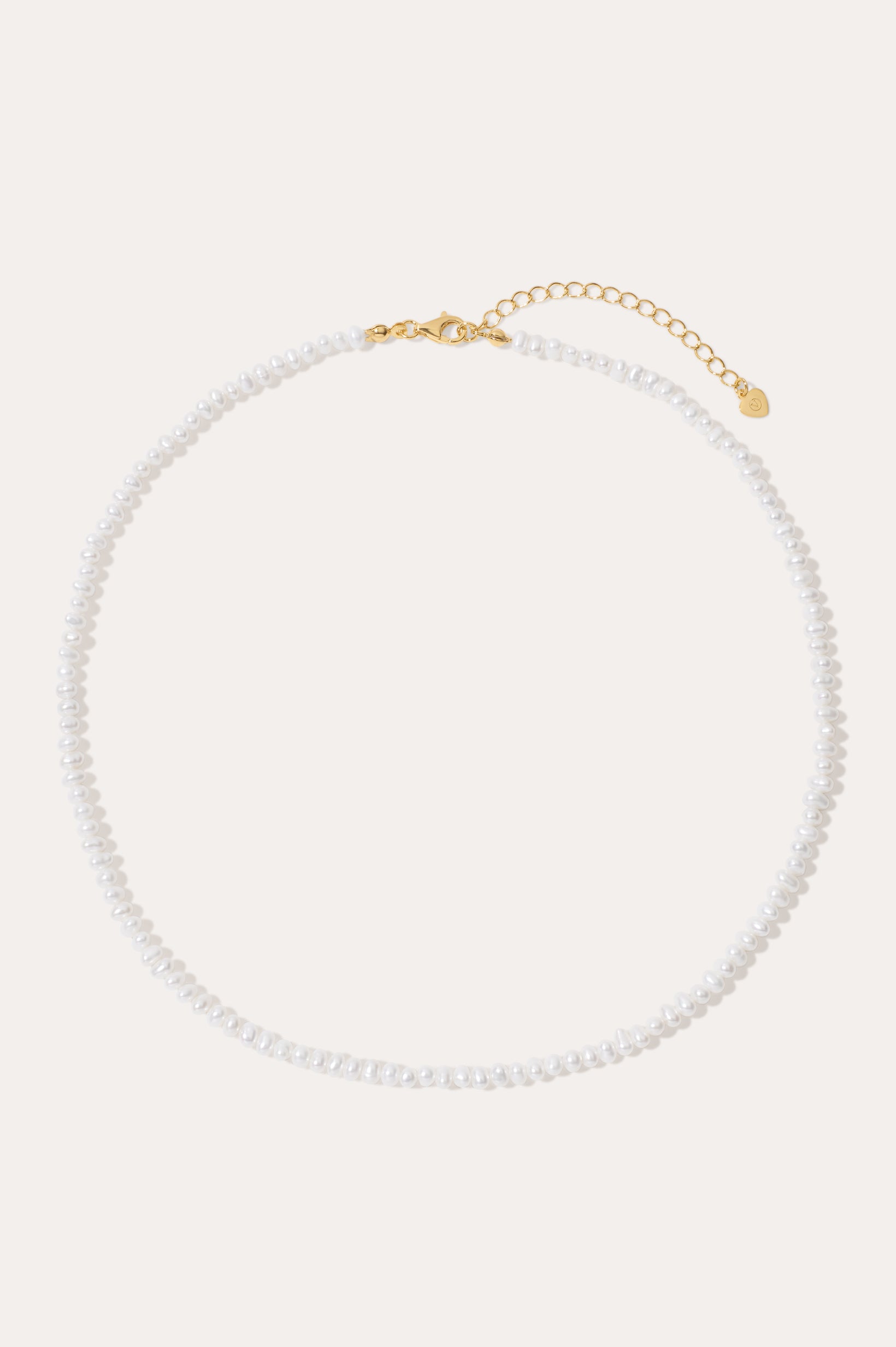 gold and pearl necklace
