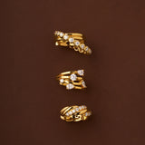 ear cuffs in gold