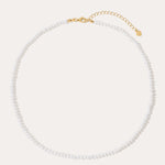 gold and pearl necklace​