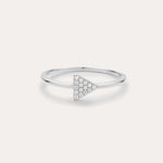 Silver ring to stack