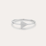 Silver ring to stack