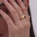 Vanchi Vava Solid Wave Ring