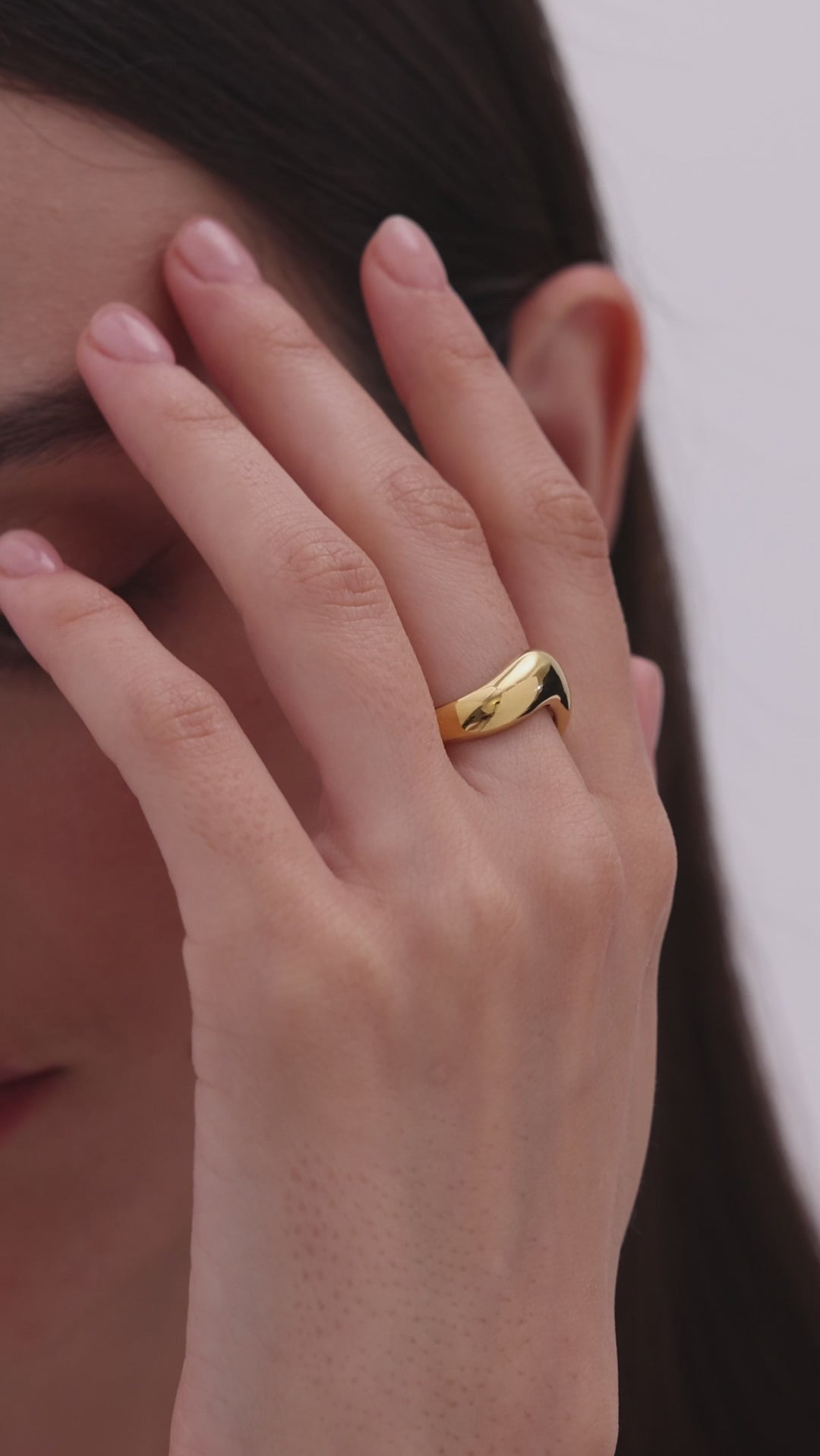 Vanchi Vava Solid Wave Ring