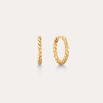 sold_gold_twisted_huggie_earrings