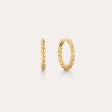 sold_gold_twisted_huggie_earrings